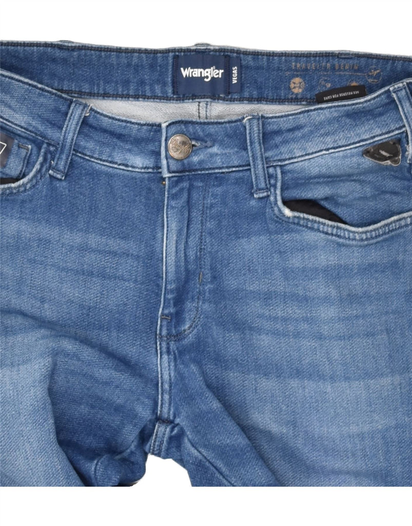 WRANGLER Mens Vegas Skinny Jeans W32 L32 Blue Cotton | Vintage Wrangler | Thrift | Second-Hand Wrangler | Used Clothing | Messina Hembry 