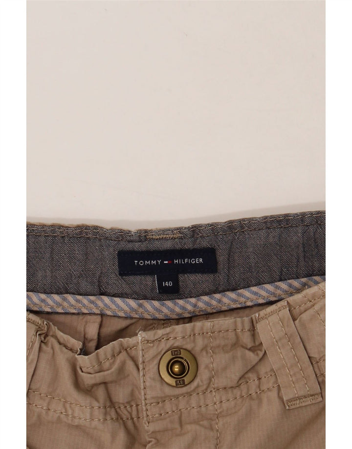 TOMMY HILFIGER Boys Cargo Shorts 9-10 Years W24  Beige Cotton Vintage Tommy Hilfiger and Second-Hand Tommy Hilfiger from Messina Hembry 