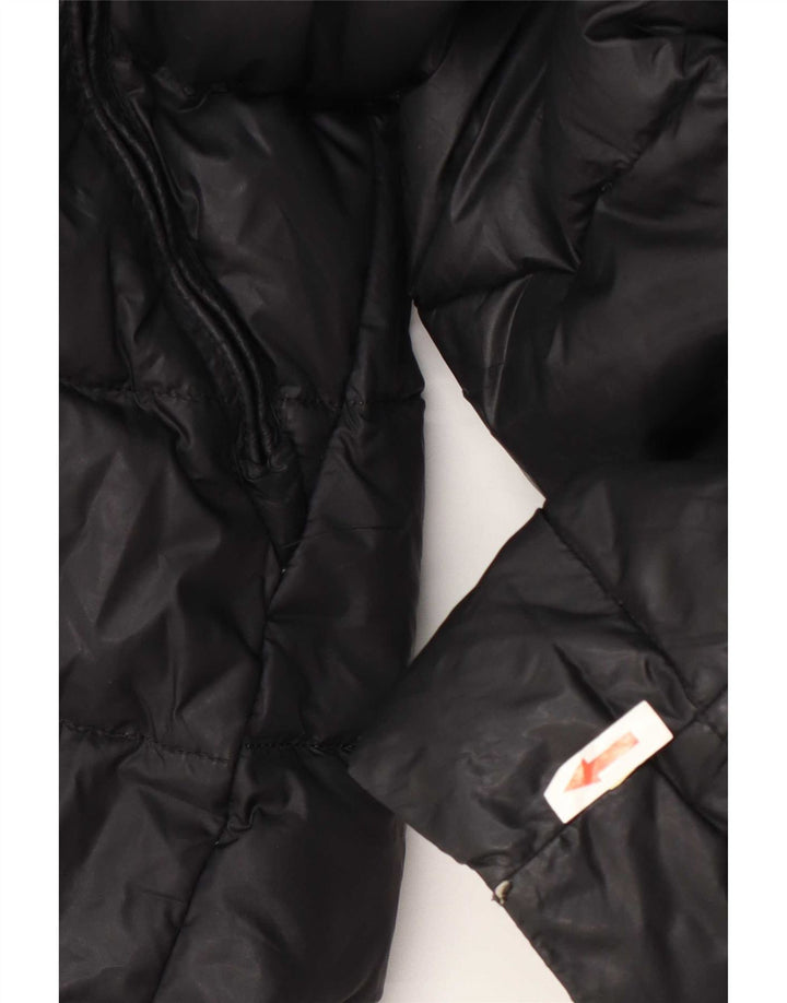 Blauer Womens Hooded Padded Jacket UK 18 XL Black Polyamide