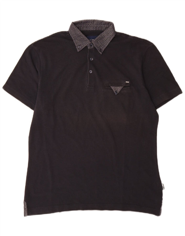 Gas Mens Polo Shirt Large Navy Blue