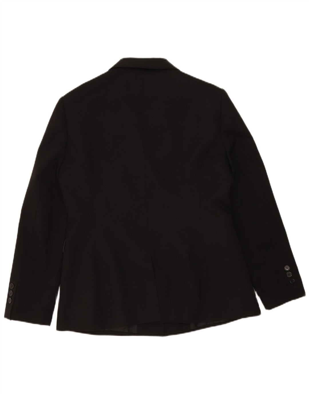 Etam Womens 3 Button Blazer Jacket UK 16 Large Black Polyester