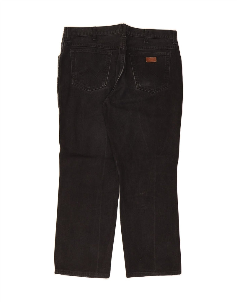 WRANGLER Mens Texas Straight Jeans W40 L28 Black Cotton Vintage Wrangler and Second-Hand Wrangler from Messina Hembry 