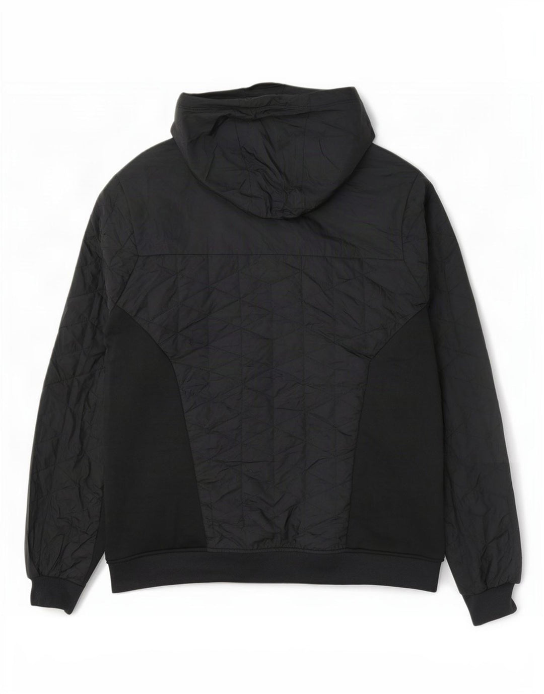 Under Armour Mens Hooded Quilted Jacket UK 40 Large Navy Blue Polyester
