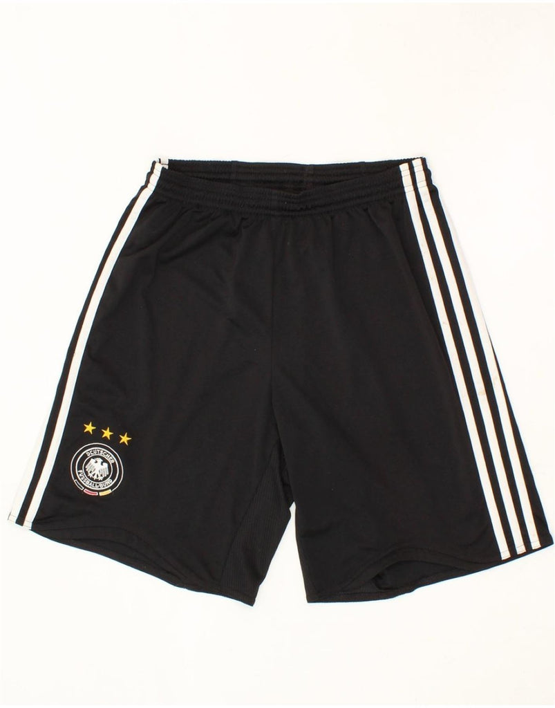 ADIDAS Boys Deutscher Fussball Bund Sport Shorts 13-14 Years  Black Vintage Adidas and Second-Hand Adidas from Messina Hembry 