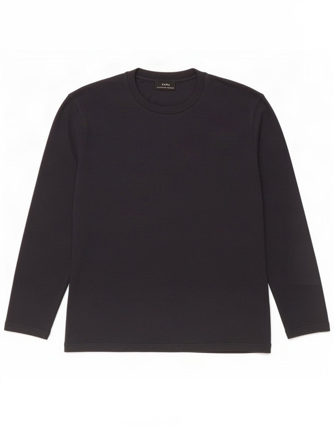 Zara Mens Top Long Sleeve Medium Navy Blue Cotton