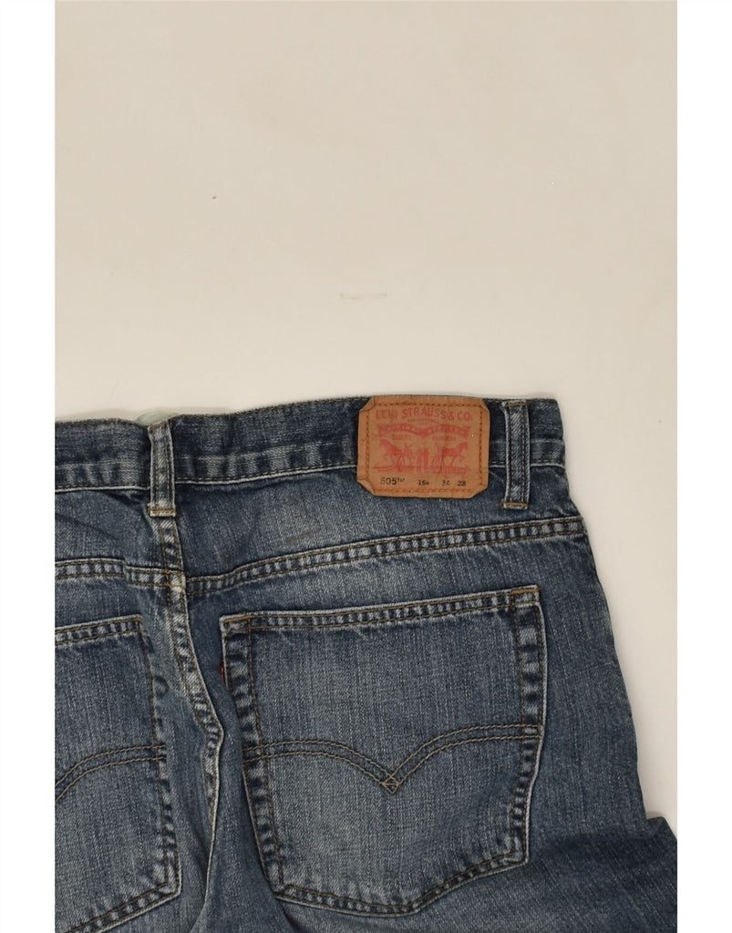 LEVI'S Girls 505 Straight Jeans 15-16 Years W34 L28 Blue Cotton | Vintage Levi's | Thrift | Second-Hand Levi's | Used Clothing | Messina Hembry 