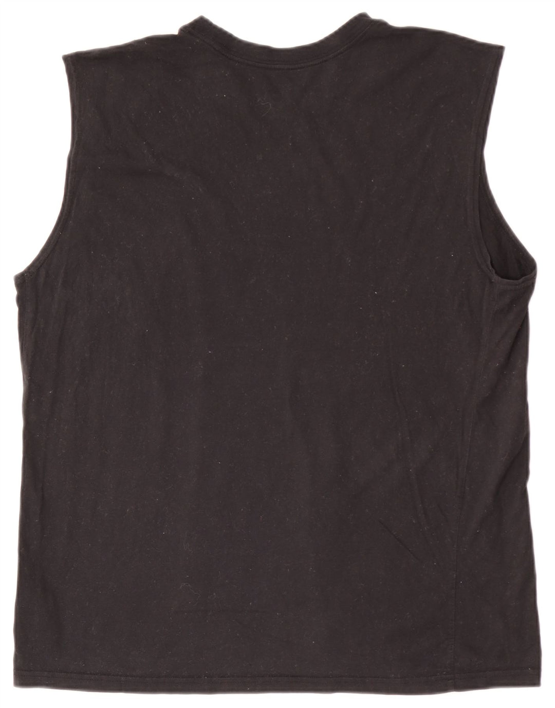 NIKE Mens Dri Fit Vest Top XL Black Cotton