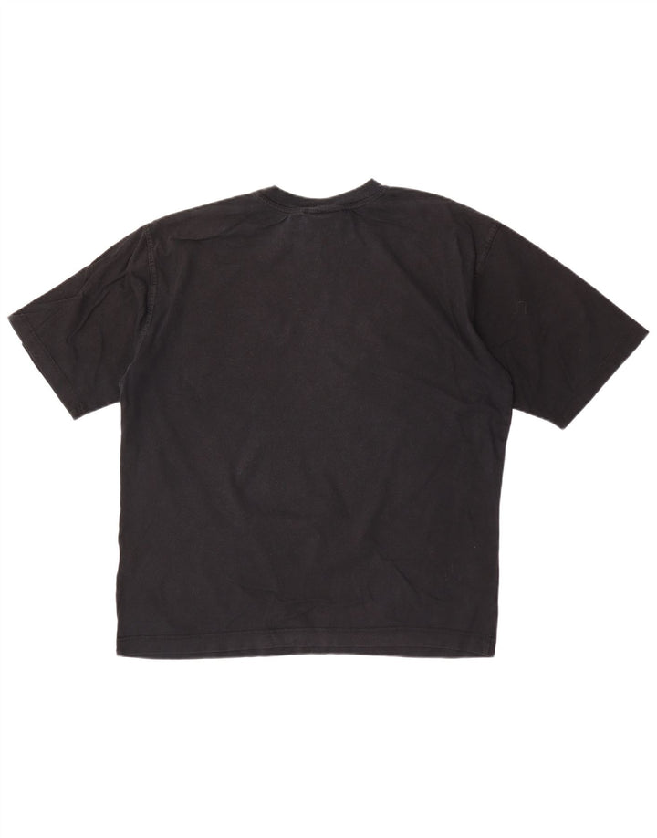 Puma Mens T-Shirt Top Medium Black Cotton