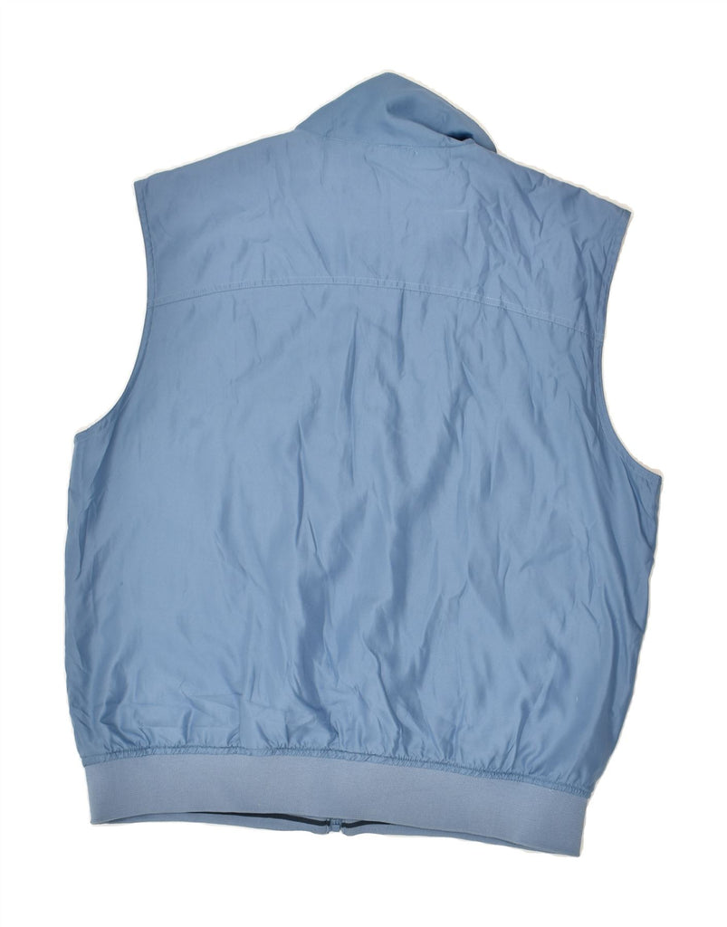 ASICS Mens Gilet UK 44 2XL Blue Polyester | Vintage Asics | Thrift | Second-Hand Asics | Used Clothing | Messina Hembry 