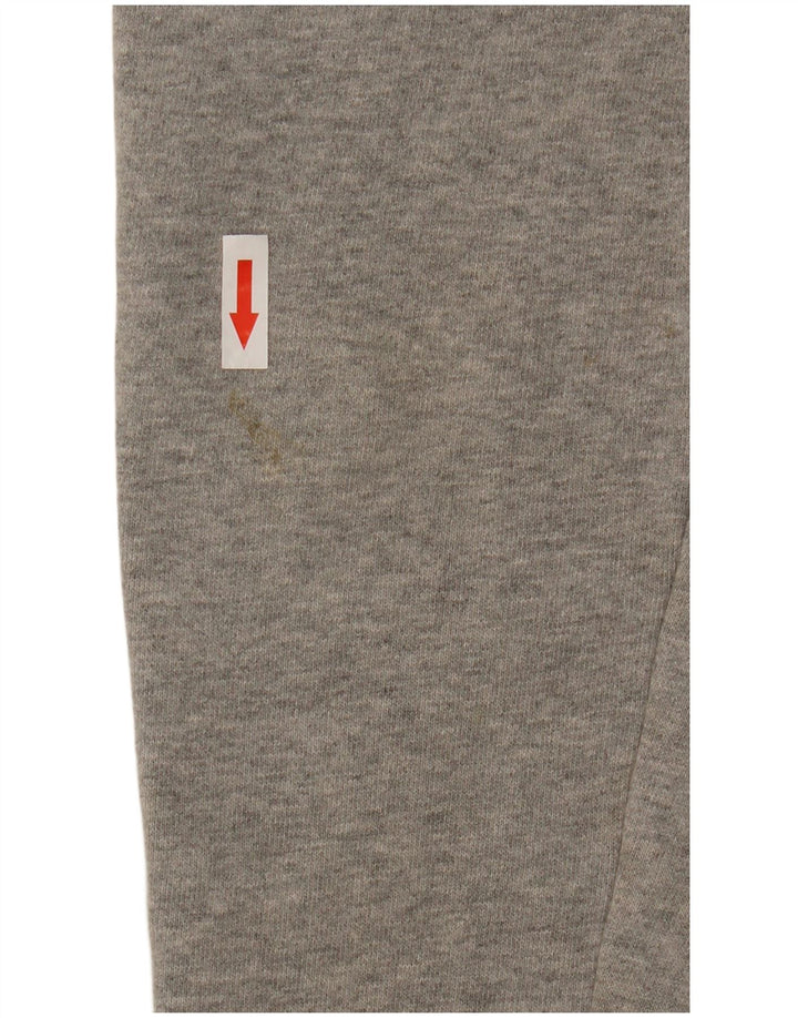 Fila Womens Oversized Sweatshirt Jumper UK 10 Small Grey Cotton
