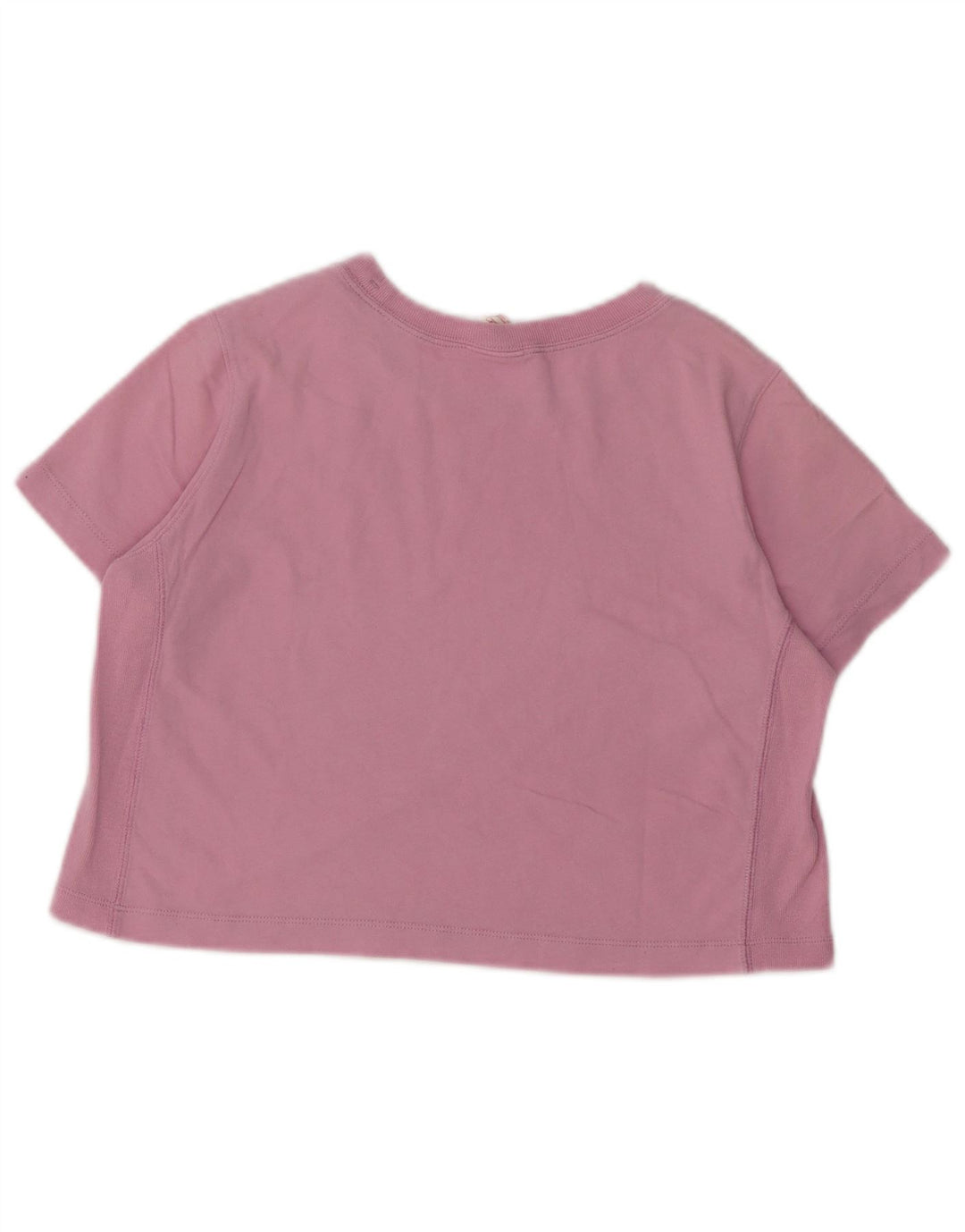 CHAMPION Womens Crop T-Shirt Top UK 6 XS Pink