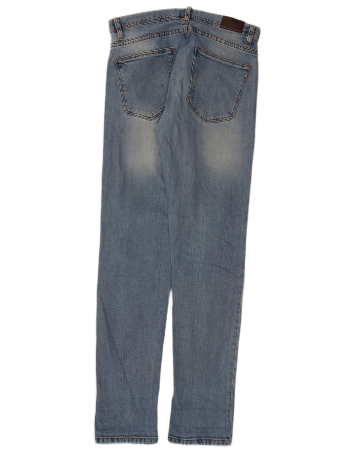 Zara Mens Slim Jeans EU 38 Small W30 L32 Blue