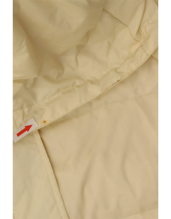 Pheder Womens Hooded Padded Coat IT 46 Large Yellow Nylon
