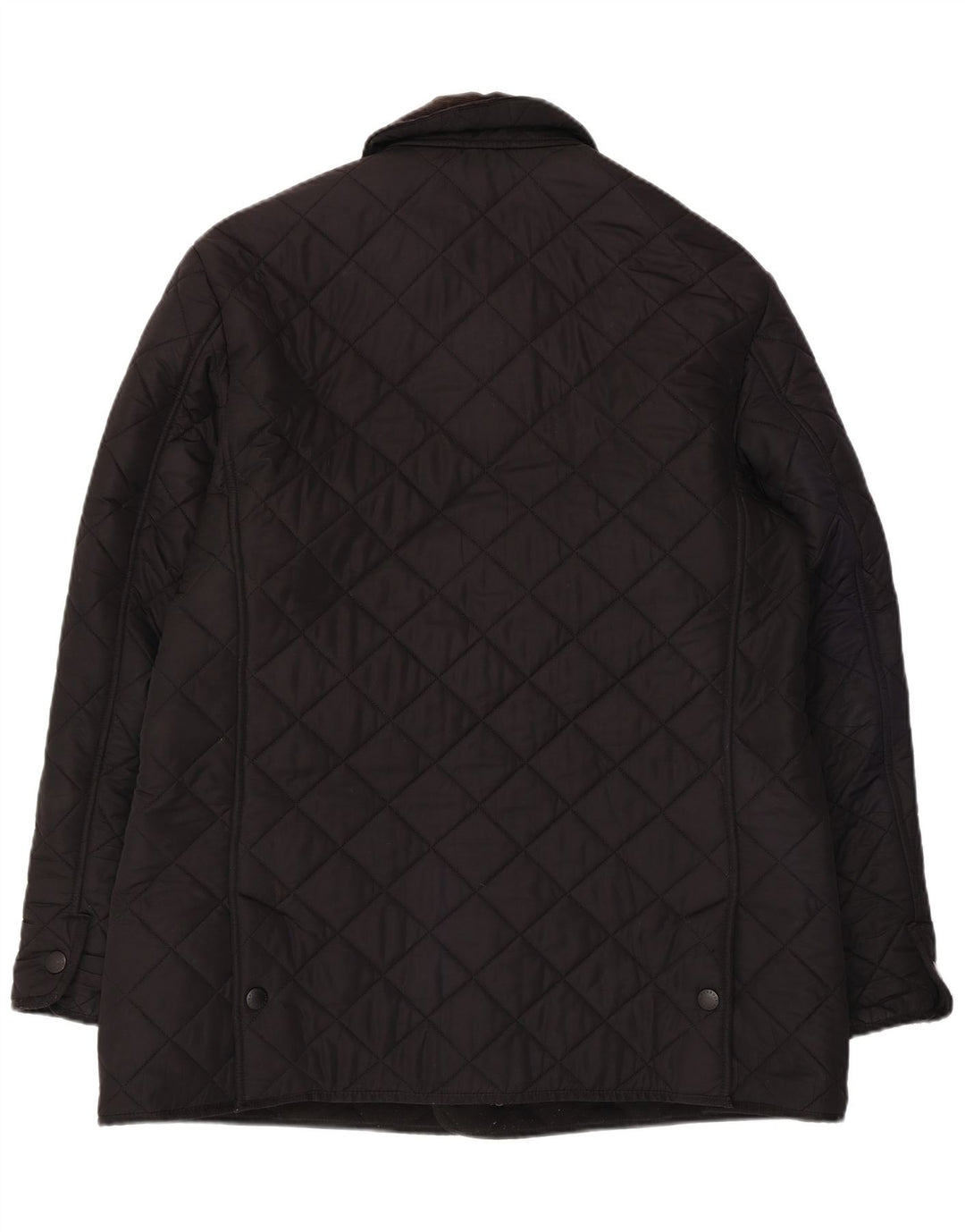 Barbour Mens Quilted Jacket UK 40 Large Black Polyester