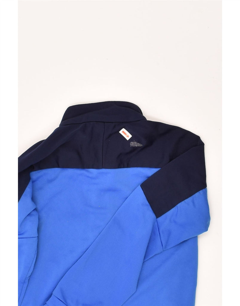 PUMA Boys Graphic Tracksuit Top Jacket 5-6 Years Blue Colourblock | Vintage Puma | Thrift | Second-Hand Puma | Used Clothing | Messina Hembry 