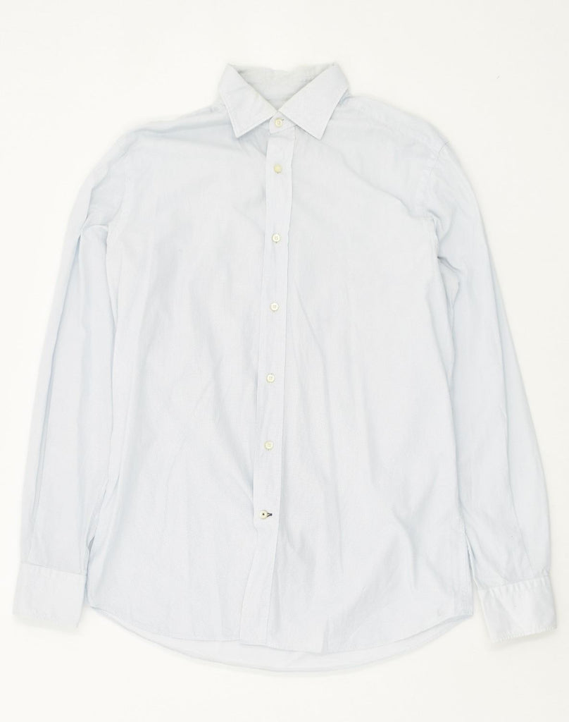 MASSIMO DUTTI Mens Shirt Medium Blue Cotton | Vintage Massimo Dutti | Thrift | Second-Hand Massimo Dutti | Used Clothing | Messina Hembry 