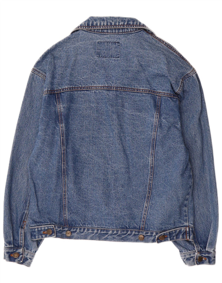 Vintage Mens Denim Jacket UK 38 Medium Blue