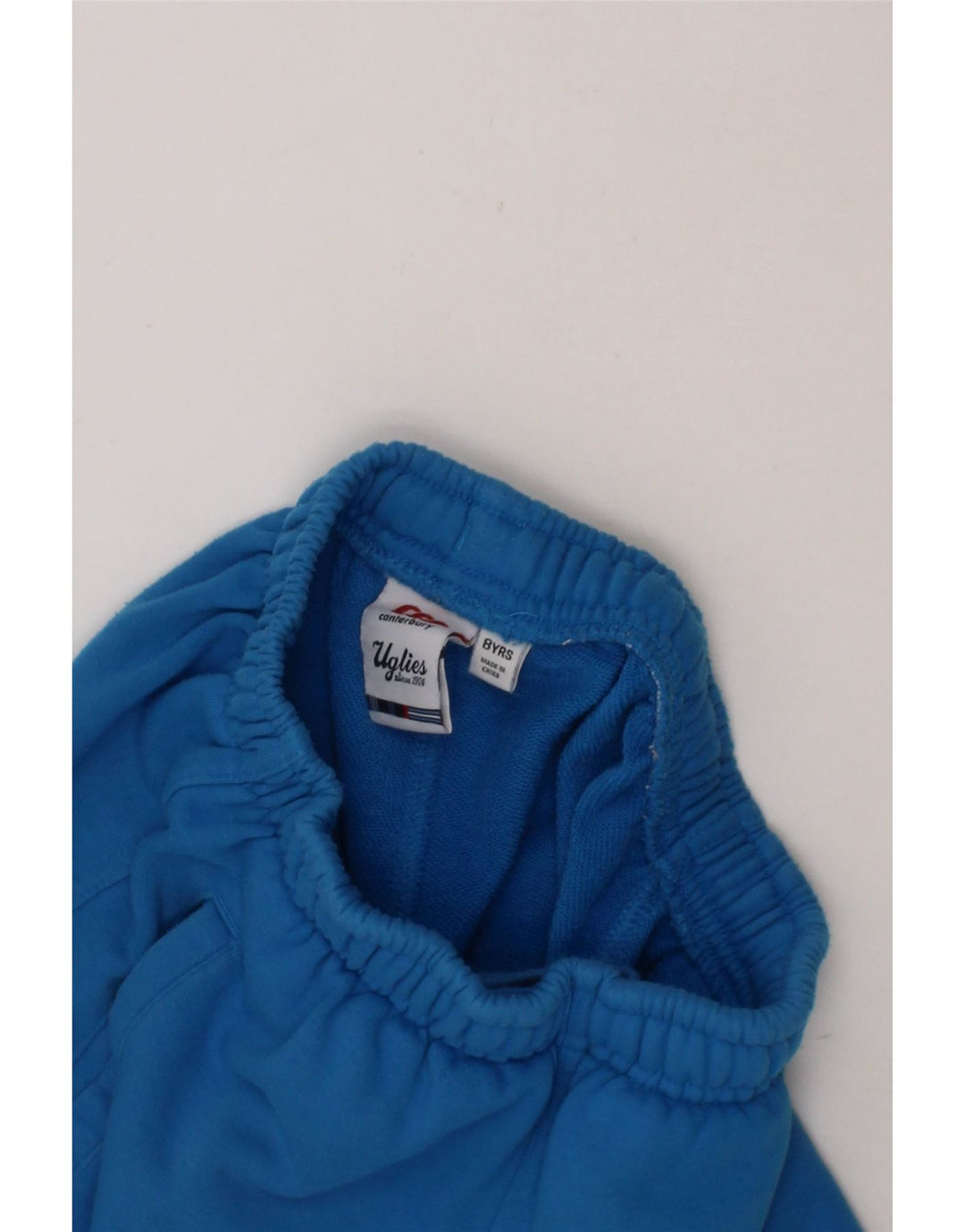 CANTERBURY Boys Graphic Sport Shorts 7-8 Years Blue Vintage Canterbury and Second-Hand Canterbury from Messina Hembry 