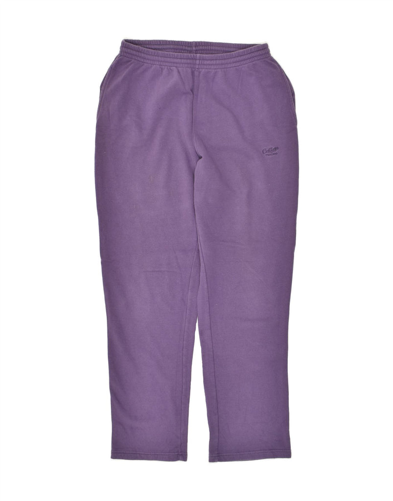 COTTON TRADERS Mens Tracksuit Trousers Large Purple Cotton | Vintage Cotton Traders | Thrift | Second-Hand Cotton Traders | Used Clothing | Messina Hembry 