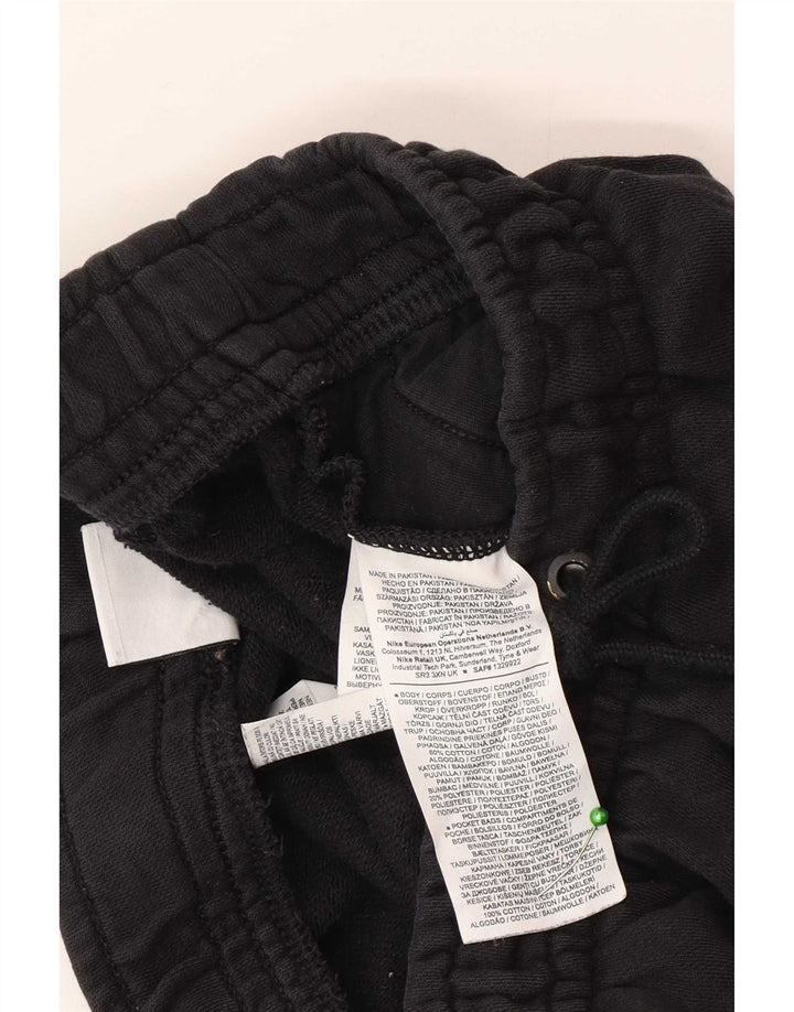 Nike Mens Tracksuit Trousers Joggers Large  Black Cotton