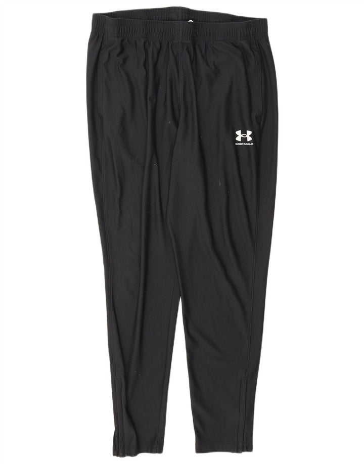 Under Armour Mens Tracksuit Trousers XL Black Polyester