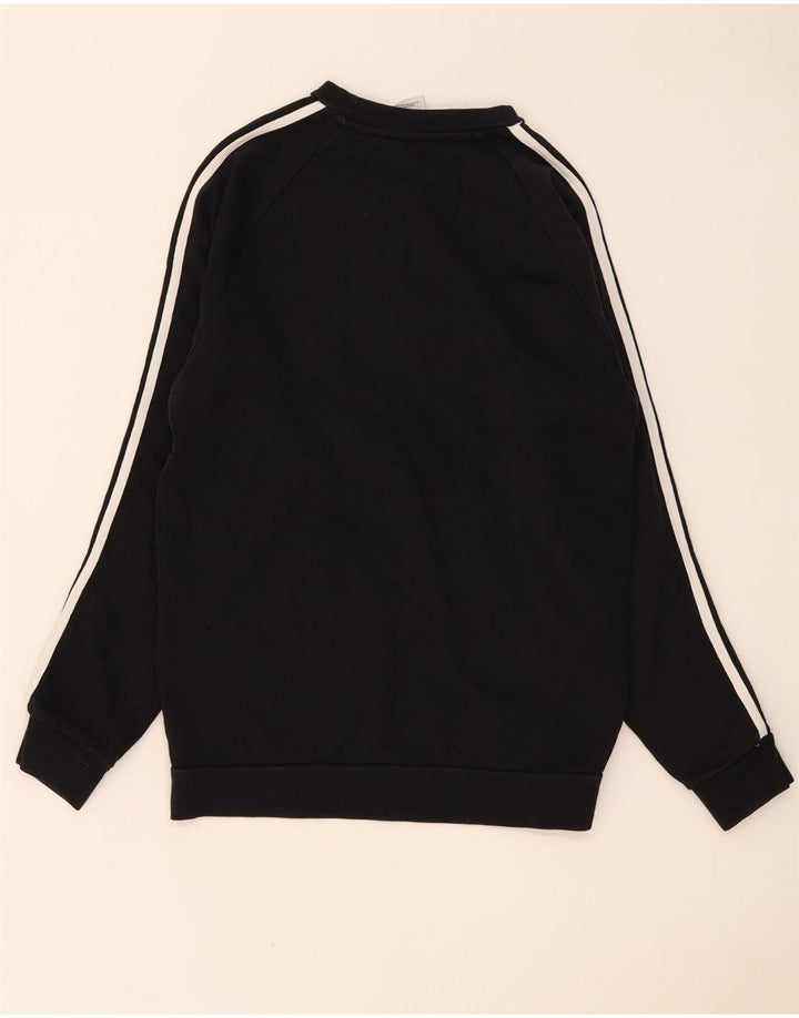Adidas Mens Sweatshirt Jumper Small Black Cotton