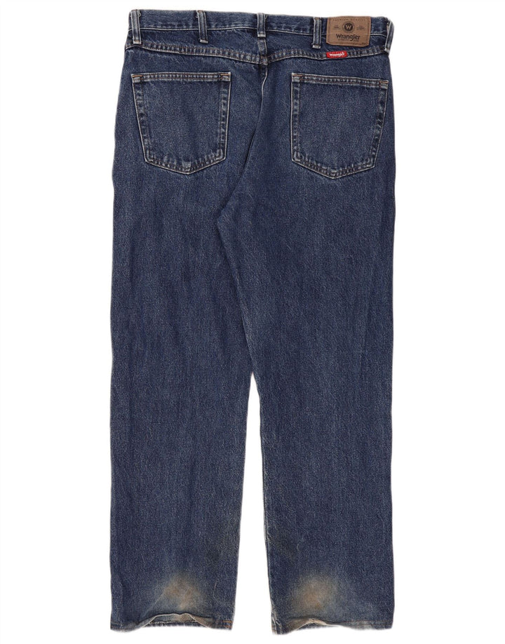 Carrera Mens Regular Fit Straight Jeans W36 L29 Blue Cotton
