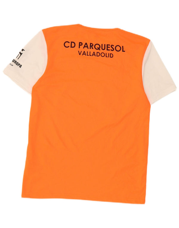 Adidas Mens Club Deportivo Parquesol Graphic T-Shirt Top Small Orange