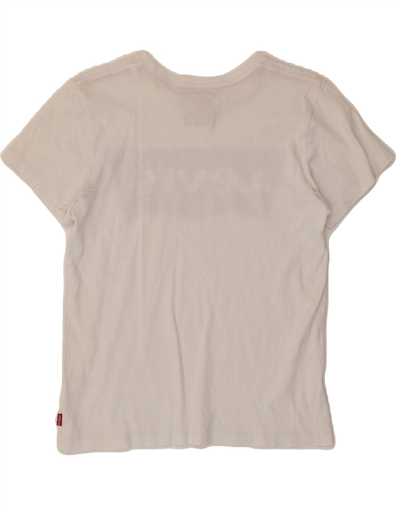 LEVI'S Boys Graphic T-Shirt Top 13-14 Years White Cotton Vintage Levi's and Second-Hand Levi's from Messina Hembry 