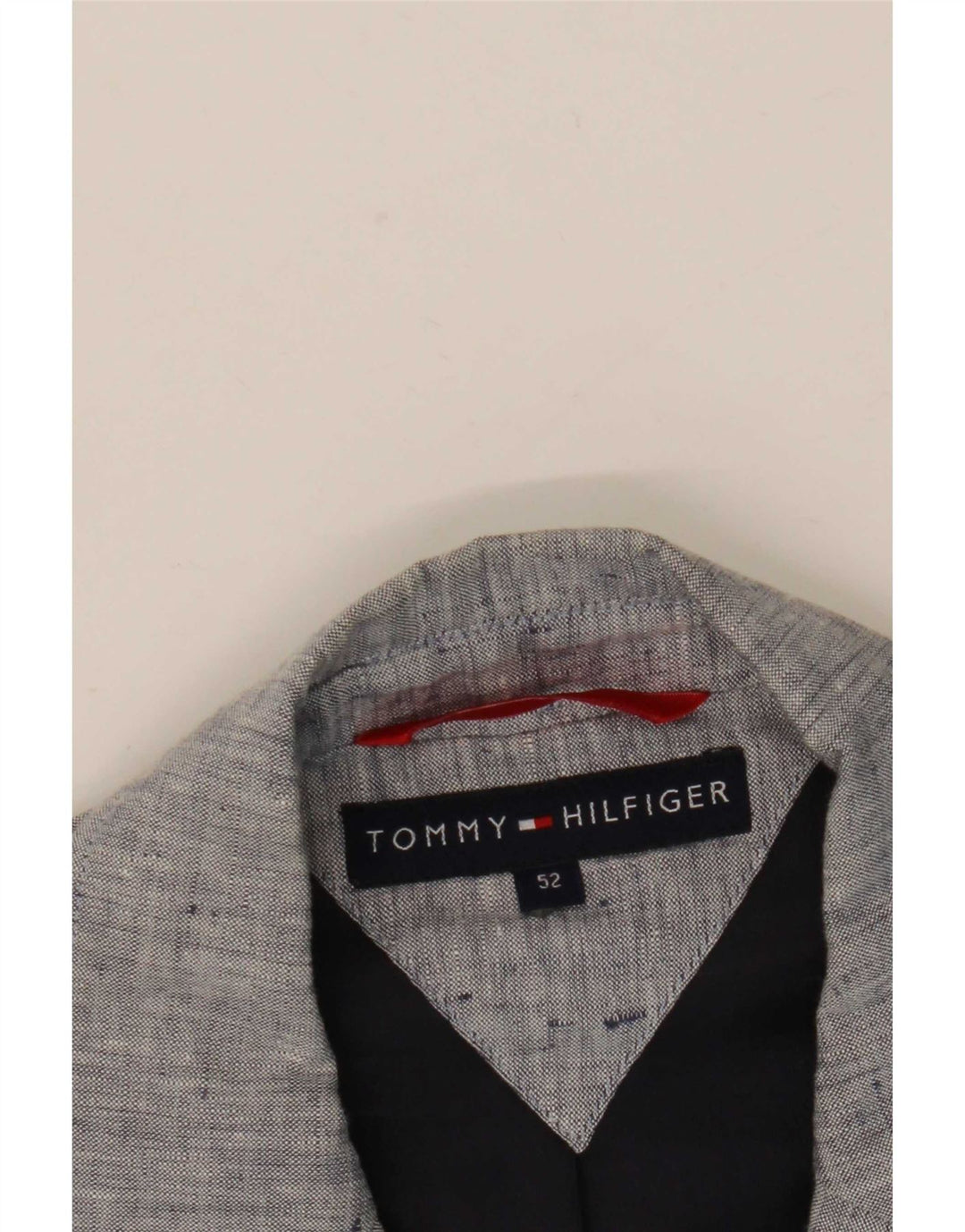 Tommy Hilfiger Mens 3 Button Blazer Jacket IT 52 XL Grey Flecked