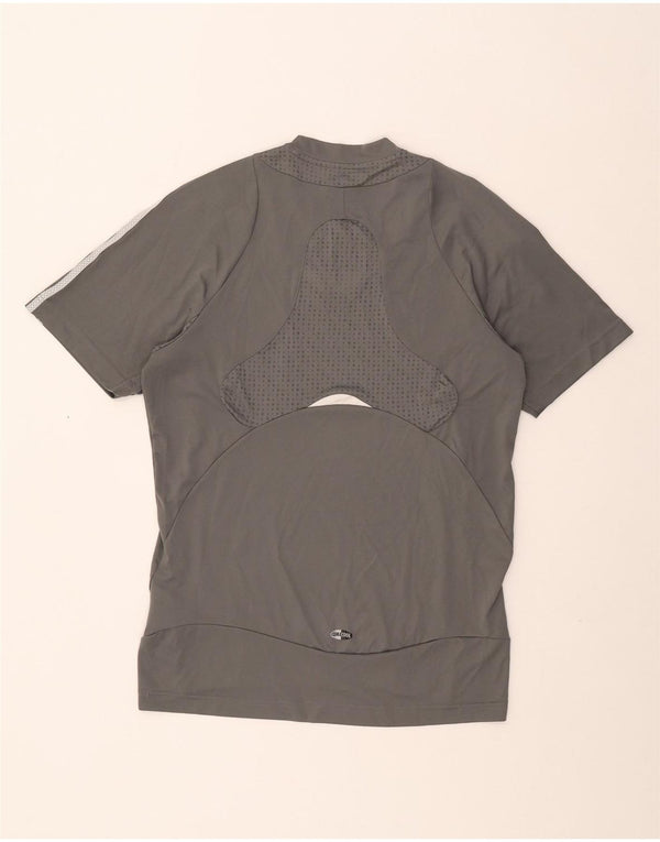 Adidas Mens Climacool T-Shirt Top Small Grey Colourblock Polyester