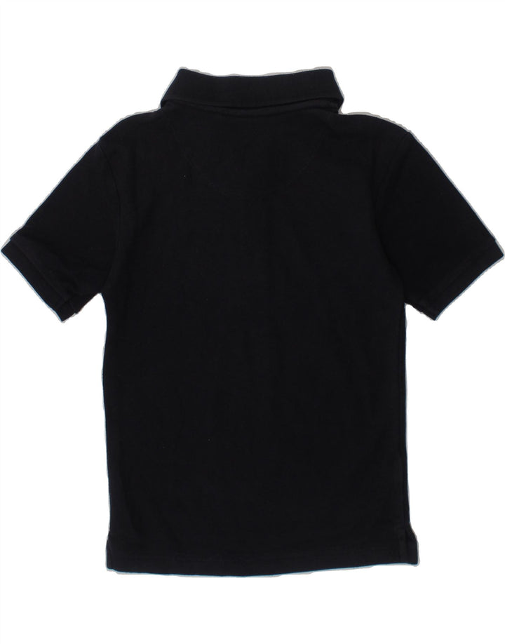 CHAPS Boys Regular Polo Shirt 7-8 Years Small Navy Blue Cotton Vintage Chaps and Second-Hand Chaps from Messina Hembry 