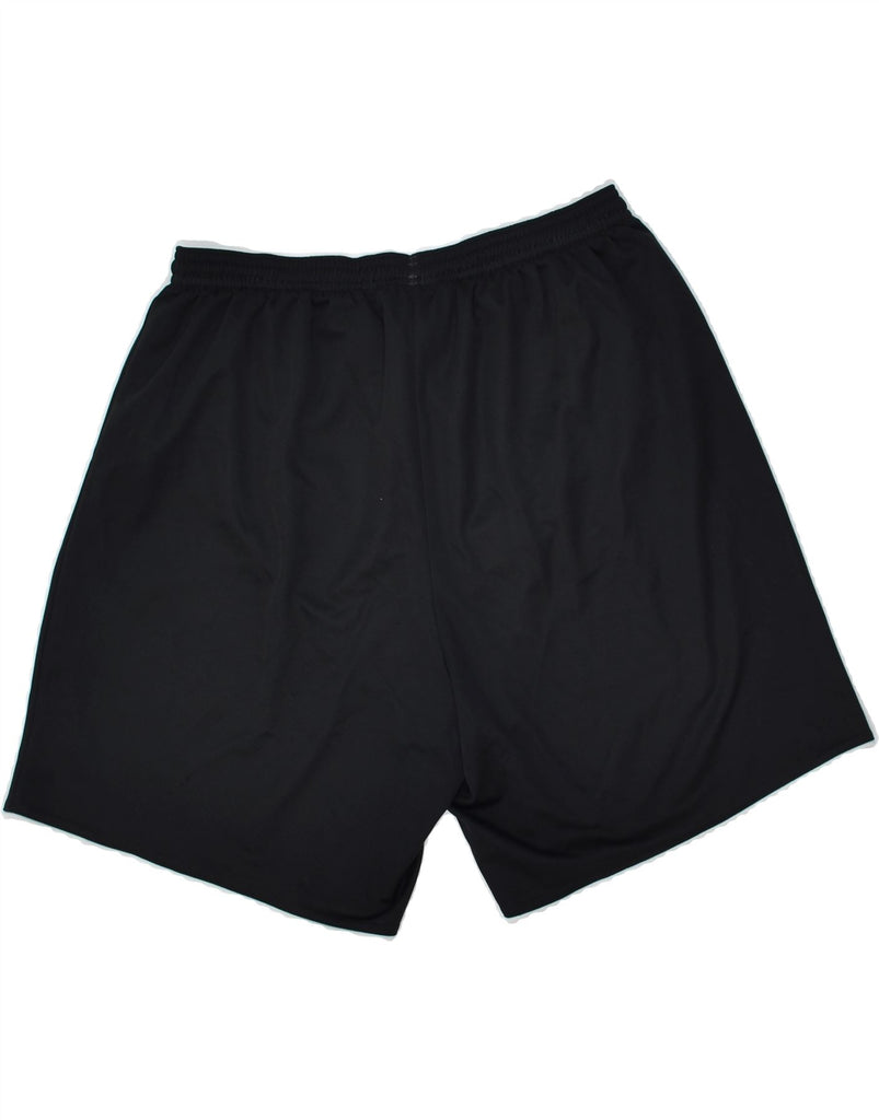 ADIDAS Mens Sport Shorts Large Black Polyester | Vintage Adidas | Thrift | Second-Hand Adidas | Used Clothing | Messina Hembry 