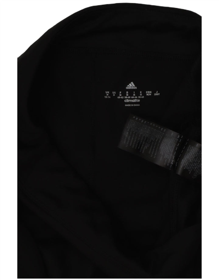 Adidas Womens Climalite Leggings UK 12/14 Medium  Black Polyester