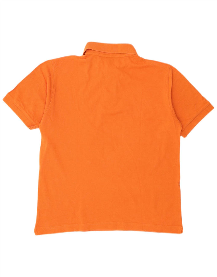 Kappa Mens Polo Shirt Small Orange Cotton