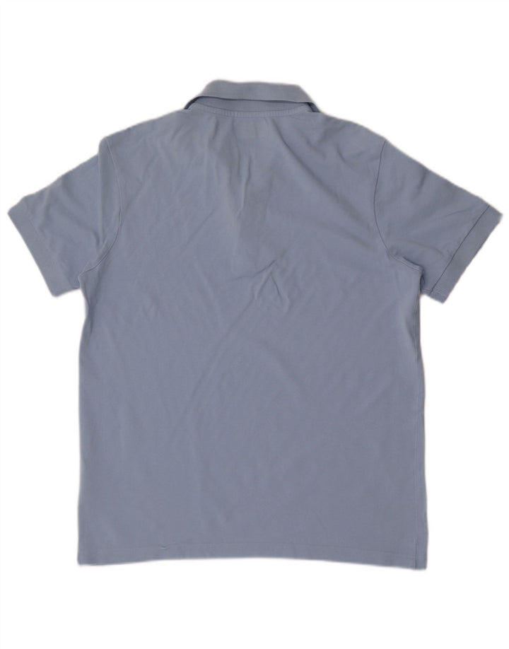 Kappa Mens Polo Shirt Large Blue Cotton