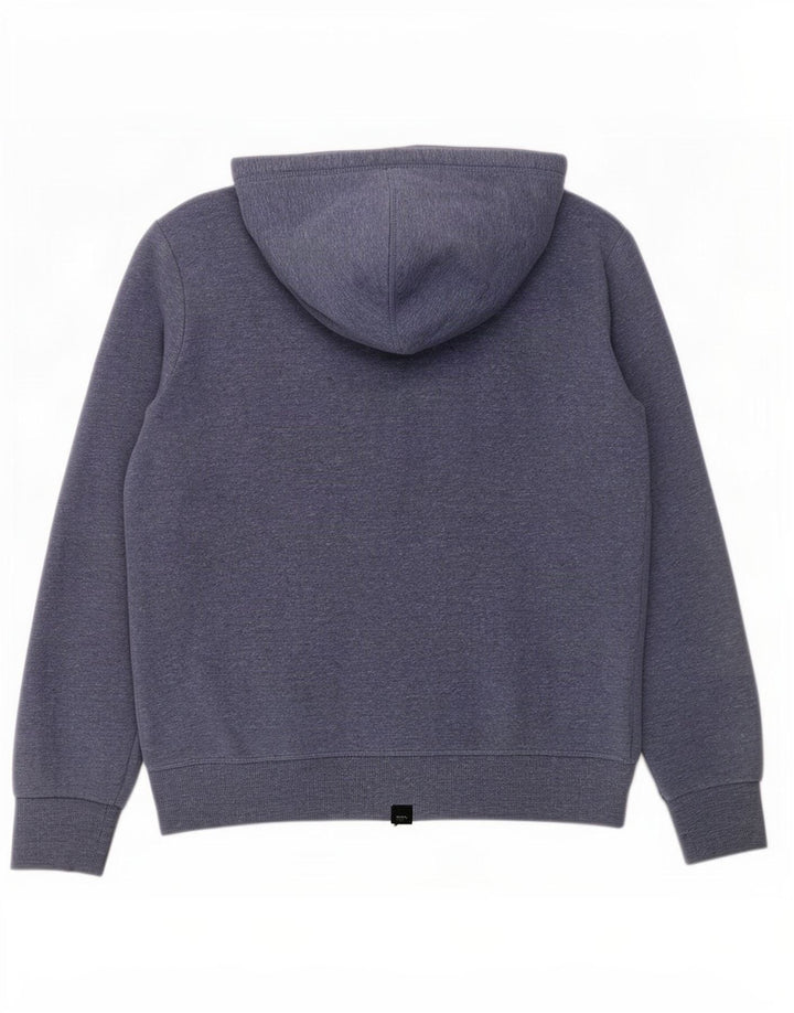 Superdry Mens Zip Hoodie Sweater 3XL Blue Cotton