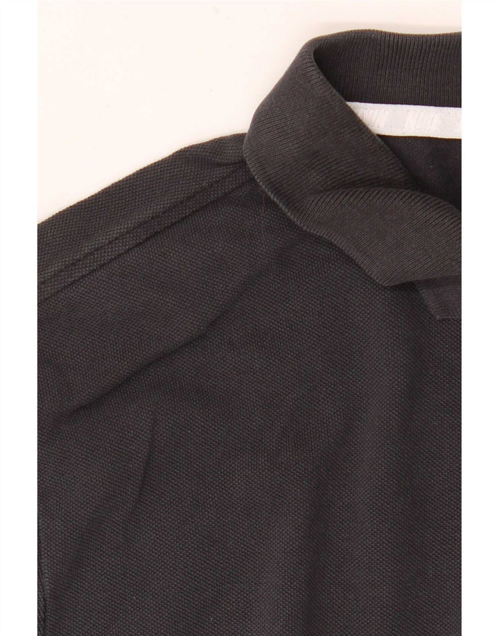 Nike Mens Polo Shirt Large Black Cotton