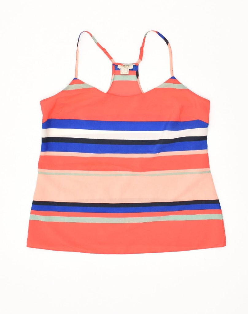 J. CREW Womens Cami Top US 0 XS Multicoloured Striped Polyester | Vintage J. Crew | Thrift | Second-Hand J. Crew | Used Clothing | Messina Hembry 