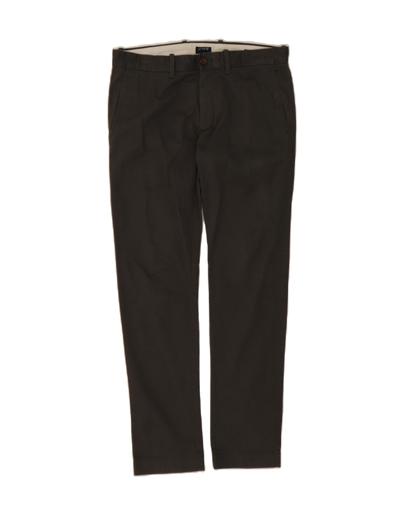 J. CREW Mens Flex Slim Chino Trousers W31 L32 Grey Cotton Vintage J. Crew and Second-Hand J. Crew from Messina Hembry 