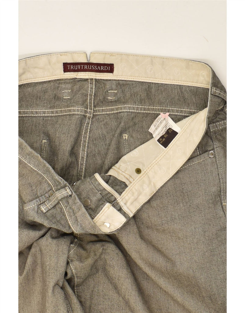 TRUSSARDI Mens Tapered Jeans W36 L31 Grey Cotton | Vintage Trussardi | Thrift | Second-Hand Trussardi | Used Clothing | Messina Hembry 