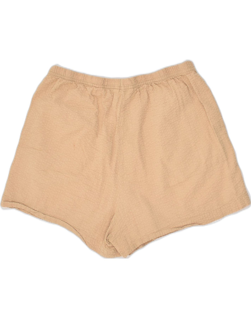 MONKI Womens Hot Pants Medium W30 Beige Cotton | Vintage Monki | Thrift | Second-Hand Monki | Used Clothing | Messina Hembry 