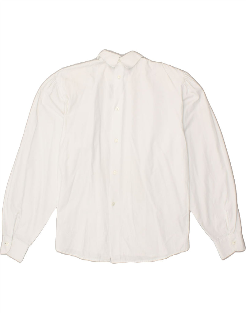 ENARA CAMICE Womens Shirt Blouse UK 18 XL White Vintage Enara Camice and Second-Hand Enara Camice from Messina Hembry 