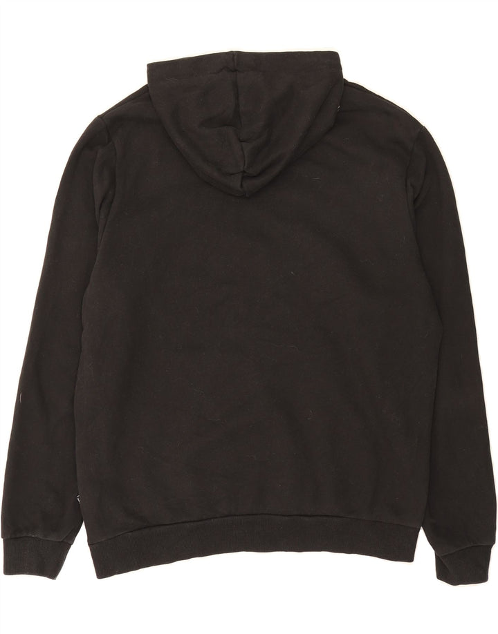PUMA Mens Hoodie Jumper Large Black Cotton Vintage Puma and Second-Hand Puma from Messina Hembry 