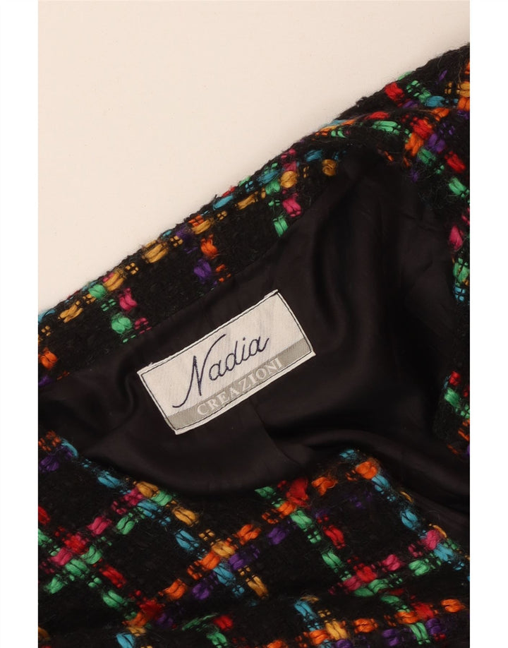 NADIA Womens 2 Piece Skirt Set UK 14 Medium W28  Multicoloured Check
