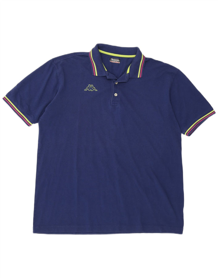 Kappa Mens Slim Fit Polo Shirt 3XL Navy Blue