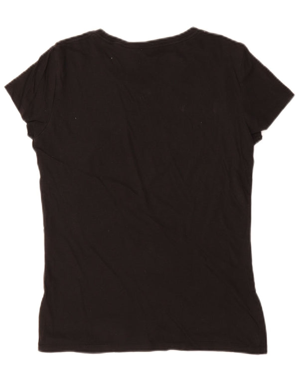 Levi's Womens Graphic T-Shirt Top UK 6 XS Black