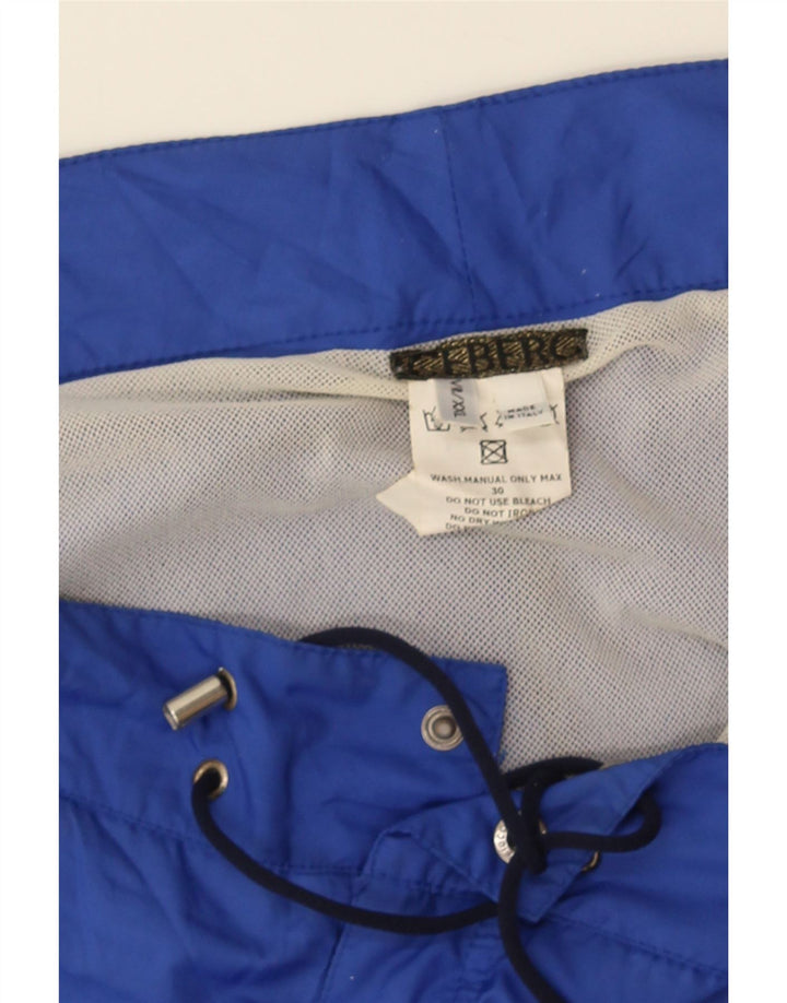 Iceberg Mens Swimming Shorts 2XL Blue Colourblock Polyester