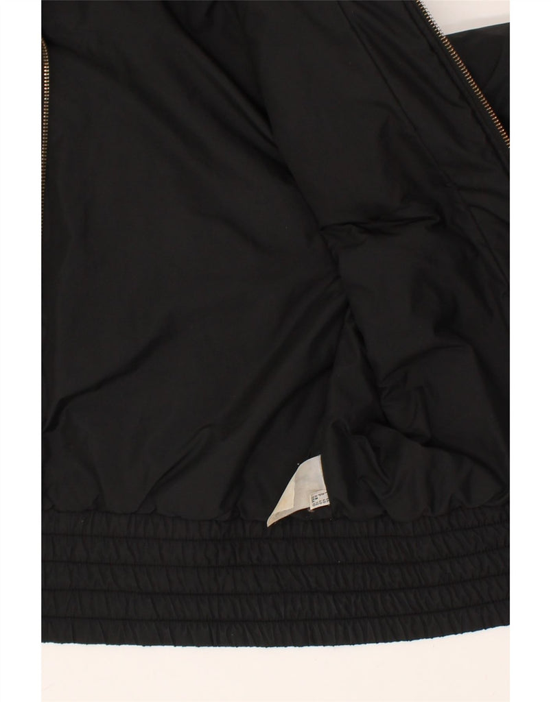 RICHMOND Womens Bomber Jacket UK 12 Medium Black | Vintage Richmond | Thrift | Second-Hand Richmond | Used Clothing | Messina Hembry 