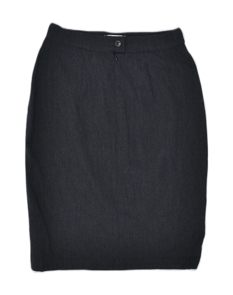 MAX MARA Womens Pencil Skirt UK 16 Large W30 Black Wool | Vintage | Thrift | Second-Hand | Used Clothing | Messina Hembry 